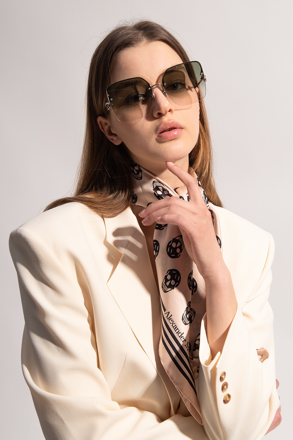 Alexander mcqueen sunglasses for women on sale